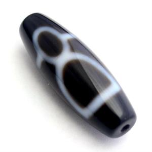 天珠 金銭鈎天珠 如意鈎天珠 金銭釣天珠 38×12mm 金運 運気上昇