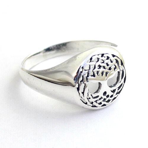 ツリーオブライフ tree of life 神幾何学 生命の樹 シルバー９２５ リング 指輪