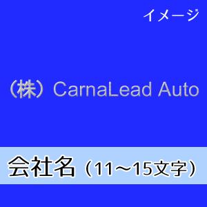 ネーム刺繍　会社名（11〜15文字・日本語/英語混在可）｜carnalead