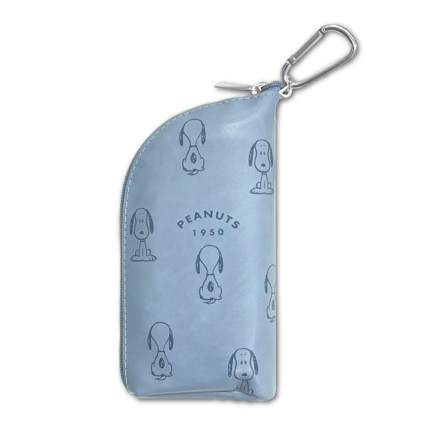 メガネケース スヌーピー SNOOPY カラビナ付 キャラクター バッグに付けられる メガネポーチ ...