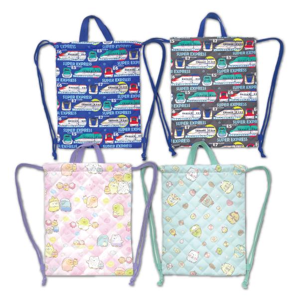 ナップサック キルト すみっコぐらし スーパーエキスプレス 男の子 女の子 小学校 幼稚園 通園 入...