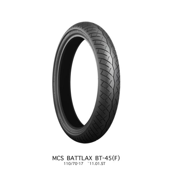 BRIDGESTONE 90/100-18 M/C 54S BT45G フロント WT(チューブタイ...