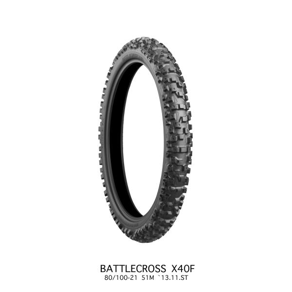 BRIDGESTONE 90/100-21 57M X40 フロント WT(チューブタイプ)