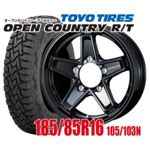 TOYOタイヤ OPEN COUNTRY R/T 185/85R16 & ジムニー（JA・JB23・64）、ジムニーシエラ（JB32）ホイール　WEDS KEELER TACTICS 4本セット｜carparts-choice