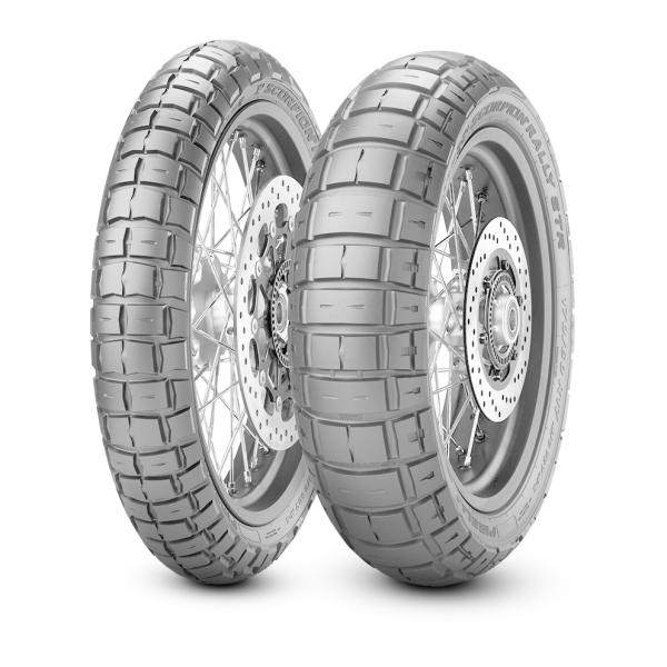 PIRELLI 100/90-19 M/C 57V M+S SCORPION RALLY STR フ...