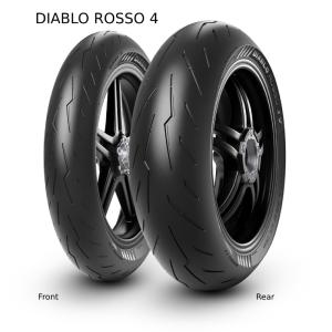 パーツ Pirelli DIABLO ROSSO CORSA 180/55ZR17 PIRELLI ピレリ DIABLO ROSSO IV 180/55ZR17 M/C(73W) TL リア 3979300