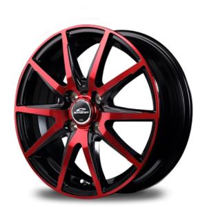 15インチ 4H100 4.5J 4.5J+45 4穴 ホイール 【1本単品 新品】 ブラック