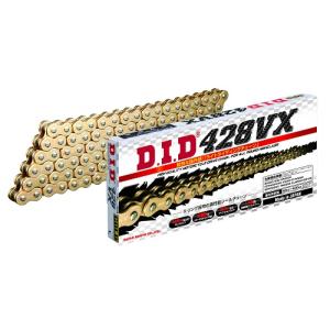 VR46コラボチェーン DID(大同工業) バイクチェーン D.I.D 大同工業株式会社 520ERVT-GOLD DID 520VR/46-116L シルバー ZJ(カシメ) パーツ