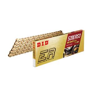 DID 520ERS3-118L ZJ(カシメ) GOLD 4525516907392 大同工業株式会社 D.I.D バイクチェーン｜carparts-choice