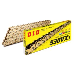 DID 530VX3-108L ZJ(カシメ) GOLD 4525516466653 大同工業株式会社