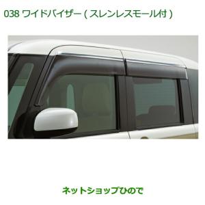 新品未使用 ダイハツ ムーブ キャンバス 純正 ワイドバイザー １台分 ムーヴ (T)ワイドバイザー(ミッキー)1台分(4枚)セット