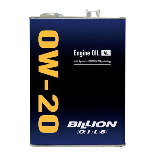 BILLION（ビリオン) OILS エンジンオイル 0W20 4L