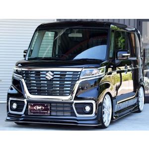 Butterfly System（バタフライシステム）　GLANZ　スペーシアカスタム（MK53S）　フロントフラップスポイラー（未塗装）｜carparts