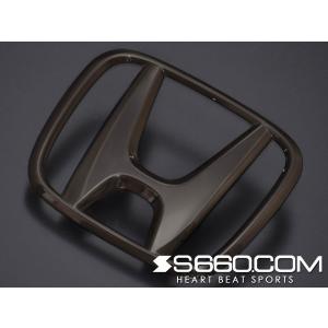 S660.COM　SPIDER　カラードエンブレム フロント「Hマーク」（ブラッククローム）　S660（JW5）　15.04〜｜carparts