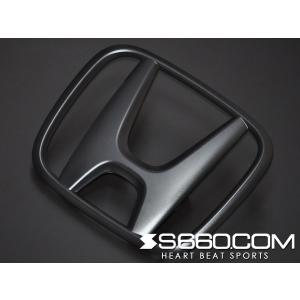 S660.COM　SPIDER　カラードエンブレム フロント「Hマーク」（マットブラック）　S660（JW5）　15.04〜｜carparts