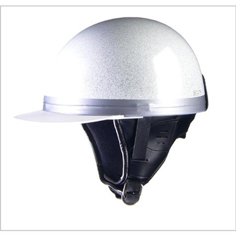 コルクハーフヘルメット　 HARVE HS-501　メタルホワイト　フリー(57〜60cm未満)サイ...