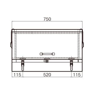 日本ボデーパーツ工業 JB 工具箱 ステンレス SUS304Bタイプ HKK-500B