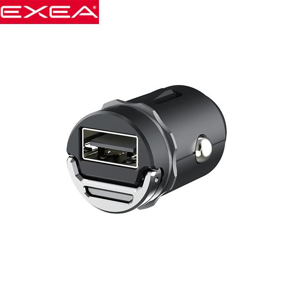 EXEA 星光産業 12V/24V車対応 キャップ付き コンパクトUSBポート EM-168