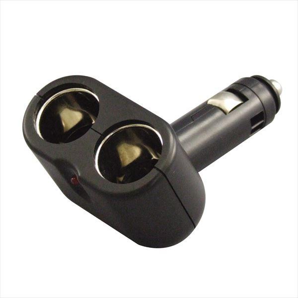 YAC 槌屋ヤック 2連 ダイレクトソケット ディレクション DC12V PZ-723