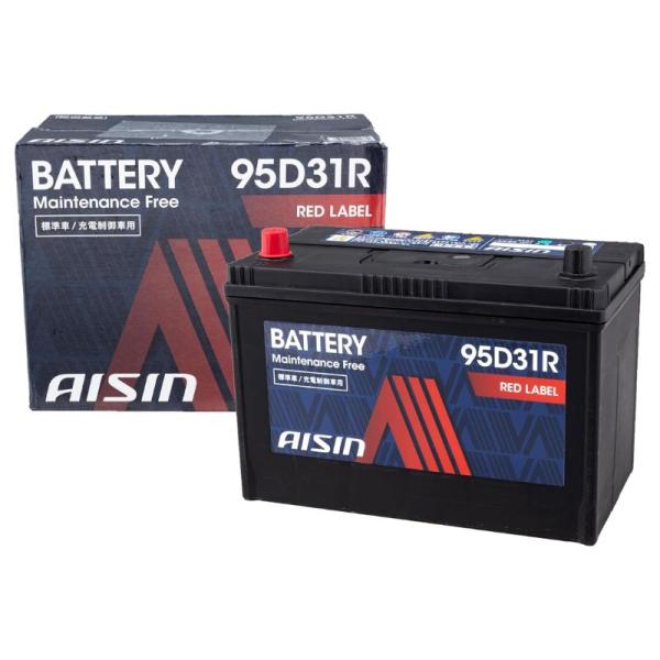 アイシン AISIN 車用 バッテリー 95D31R 標準車/充電制御車対応 RED LABEL B...