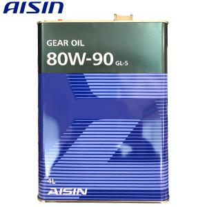 AISIN アイシン ギアオイル ミッションオイル GL-5 80W-90 4L缶 MTF2004