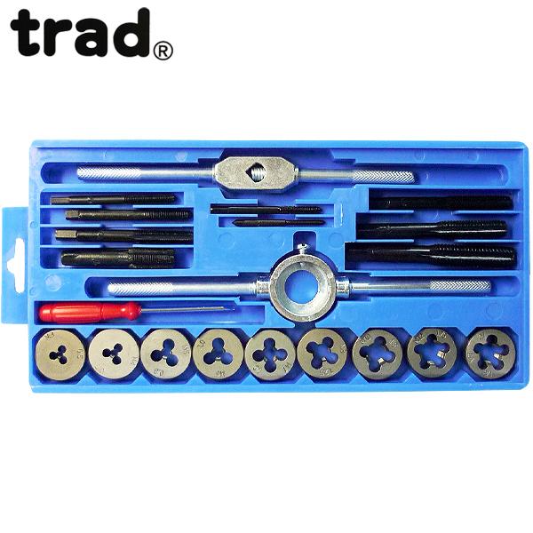 trad 21PCSタップ&amp;ダイスセット TTD-21