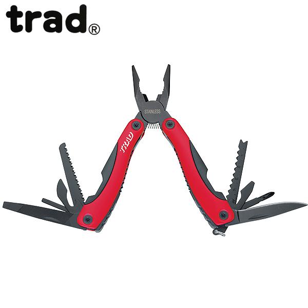 trad ステンレスマルチラジオペンチ レッド TRP-9RL 819854