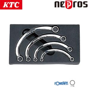 KTC ネプロス S字めがねレンチセット 4本組 NTM1204 : CarParts TSC