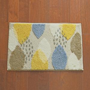 玄関マット 幾何 45×70 cm 洗える 滑...の詳細画像5