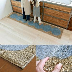 【<ブルー>8月末再入荷予定】 キッチンマット...の詳細画像2