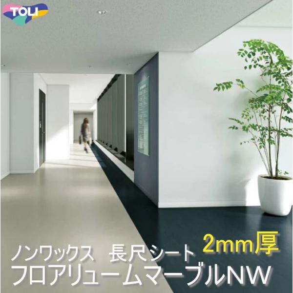 東リ 遮音性複層ビニル床シート フロアリューム マーブルNW（1m以上10cm単位での販売）（厚2m...