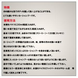 超濃厚 カーシャンプー 大容量 1000ml ...の詳細画像3
