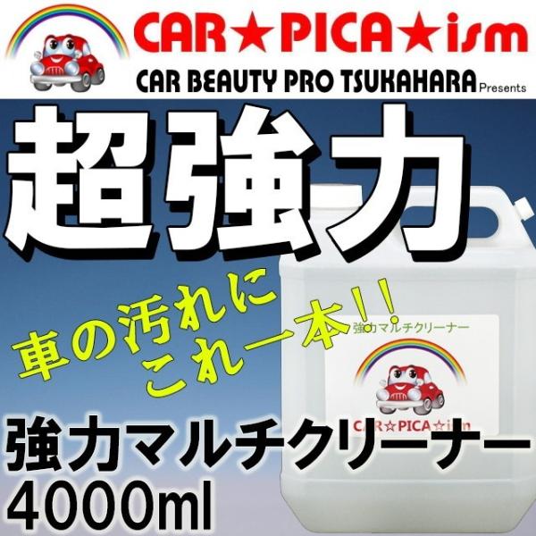 強力マルチクリーナー4000ml ルームクリーナー 業務用 車内 内装 外装 本革シート 洗車