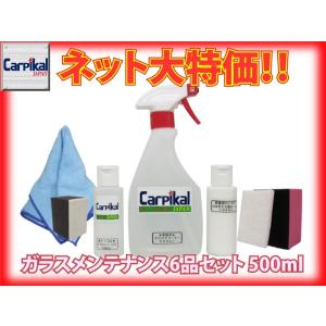 業務用 カーピカル ガラスメンテンス 6品セット 500ml｜carpikal360