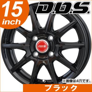 サマータイヤホイールセット 185/55R15 BADX DOS RB-10 ブラック 送料無料