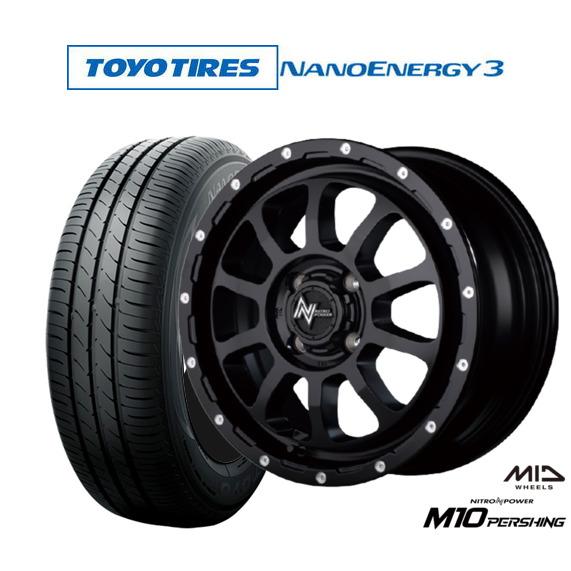 サマータイヤ ホイール4本セット MID ナイトロパワー M10 パーシング KC トーヨータイヤ ...