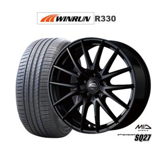 サマータイヤ ホイール4本セット MID シュナイダー SQ27 WINRUN ウインラン R330 205/55R16｜carport-maluzen