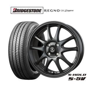 サマータイヤ ホイール4本セット BADX エスホールド S-5V ブリヂストン REGNO レグノ GR-レジェーラ 155/65R14