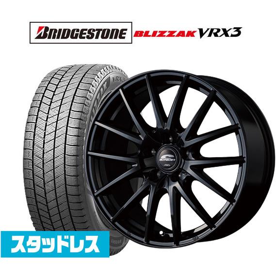 スタッドレスタイヤ ホイール4本セット MID シュナイダー SQ27 ブリヂストン BLIZZAK...