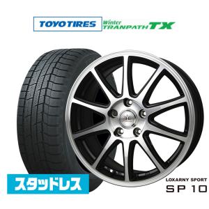 スタッドレスタイヤ ホイール4本セット BADX ロクサーニスポーツ SP10 トーヨータイヤ ウィンタートランパス TX 225/50R18