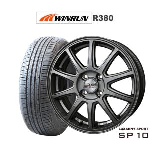 サマータイヤ ホイール4本セット BADX ロクサーニスポーツ SP10 WINRUN ウインラン R380 155/65R14｜carport-maluzen