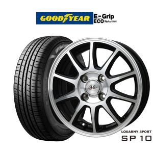 サマータイヤ ホイール4本セット BADX ロクサーニスポーツ SP10 グッドイヤー エフィシエント グリップ エコ EG01 165/65R14｜carport-maluzen