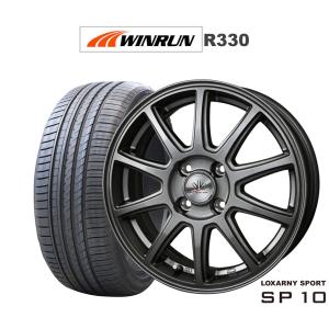 サマータイヤ ホイール4本セット BADX ロクサーニスポーツ SP10 WINRUN ウインラン R330 185/55R16｜カーポートマルゼン