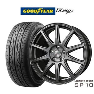 サマータイヤ ホイール4本セット BADX ロクサーニスポーツ SP10 グッドイヤー イーグル LS2000 ハイブリッド2(HB2) 205/45R17｜carport-maluzen