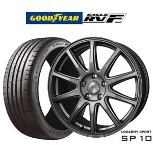 サマータイヤ ホイール4本セット BADX ロクサーニスポーツ SP10 グッドイヤー イーグル RV-F(RVF) 235/50R18｜carport-maluzen