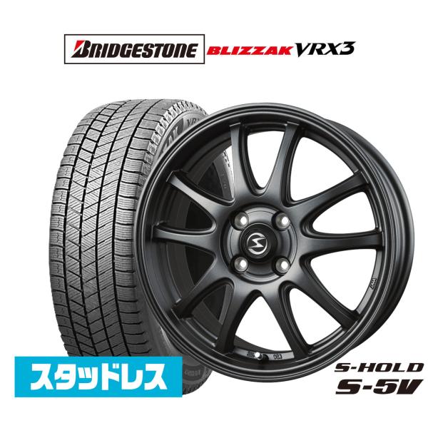 ブリヂストン BLIZZAK ブリザック VRX3 155/65R14 スタッドレスタイヤ ホイール...