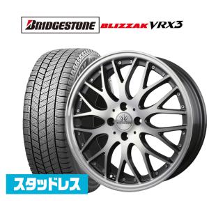 スタッドレスタイヤ ホイール4本セット BADX ロクサーニ マルチフォルケッタ ブリヂストン BLIZZAK ブリザック VRX3 165/60R15｜carport-maluzen