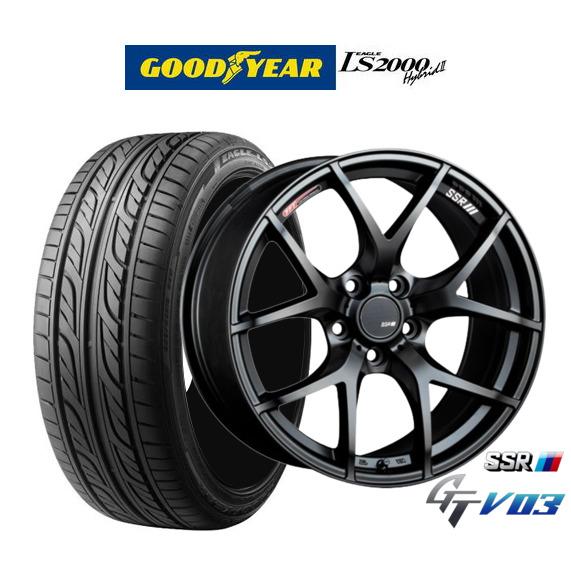 サマータイヤ ホイール4本セット タナベ SSR GT V03 グッドイヤー イーグル LS2000...