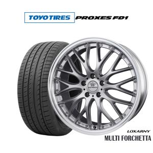 サマータイヤ ホイール4本セット BADX ロクサーニ マルチフォルケッタ トーヨータイヤ プロクセス PROXES FD1  225/40R19｜carport-maluzen