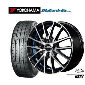 サマータイヤ ホイール4本セット MID シュナイダー RX27 ヨコハマ BluEarth-ES ブルーアースイーエス ES32 145/70R12｜carport-maluzen